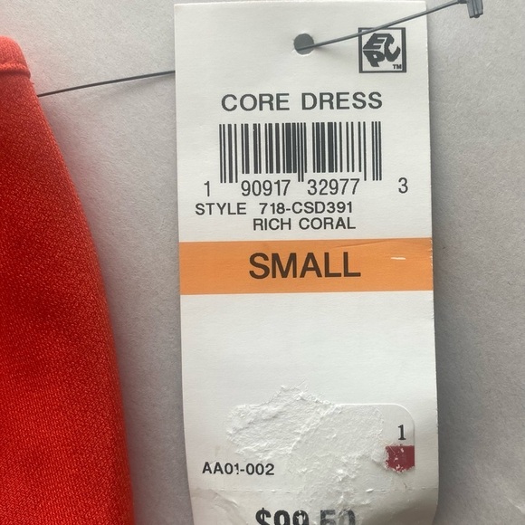Thalia Sodi Coral Orange Maxi High Low Sleeveless Dress Size Small New. - Picture 9 of 9